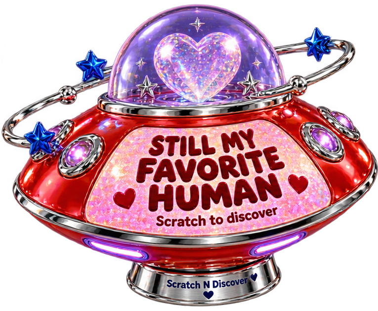 Still My Favorite Human — Just Because digital scratch card