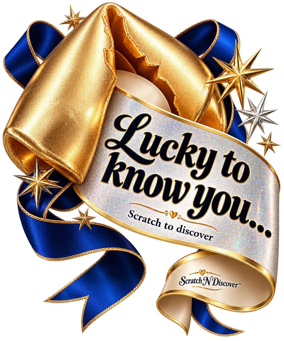 Lucky to Know You… — Just Because digital scratch card