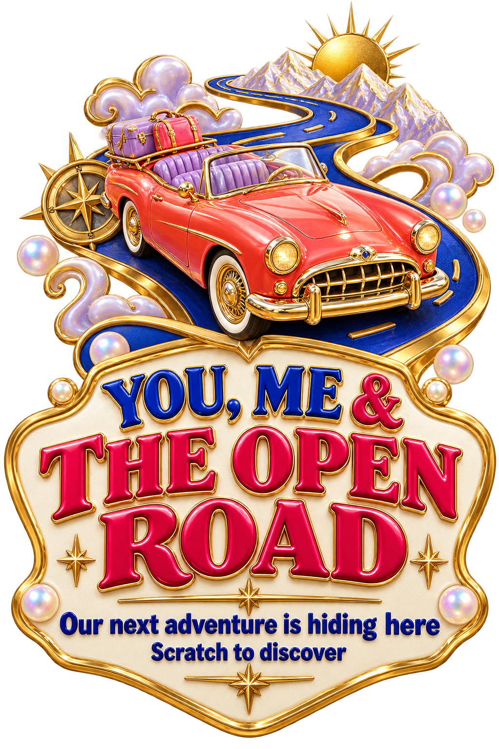 You, Me & the Open Road — Surprise Trips digital scratch card
